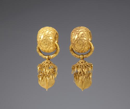 경주 부부총 금귀걸이 이미지