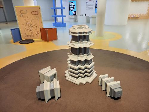 경천사 십층석탑 블록놀이 이미지