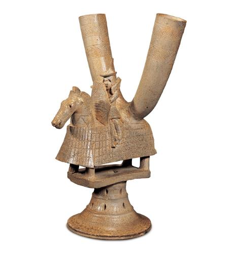 기마 인물형 토기 이미지